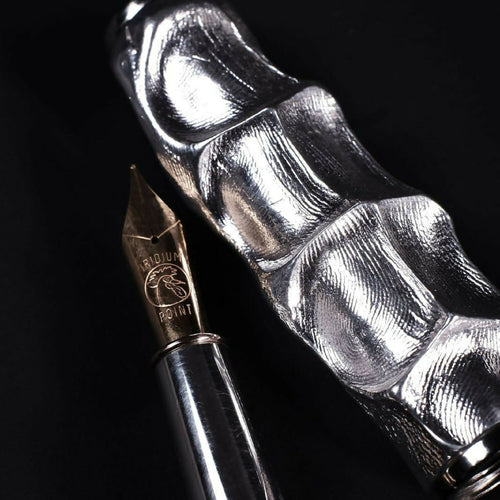 Stylo-Sculpture bronze argenté | EMPREINTES Paris - EMPREINTES Paris