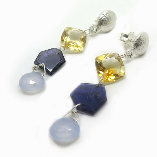 Boucles d’oreilles Argent et pierres fines | EMPREINTES Paris - EMPREINTES Paris