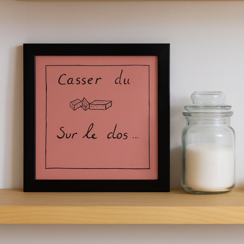 Carreau Illustré Casser du sucre sur … | EMPREINTES Paris - EMPREINTES Paris