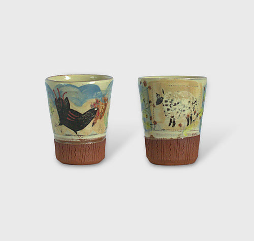 tasses_a_cafe_duo_coq_et_mouton_nico_gladwin_ceramics copie | EMPREINTES Paris - EMPREINTES Paris