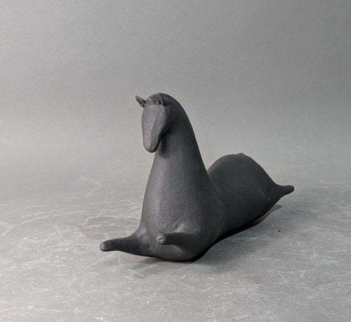 Sculpture Murale Mini Cheval III Noir 3 | EMPREINTES Paris - EMPREINTES Paris