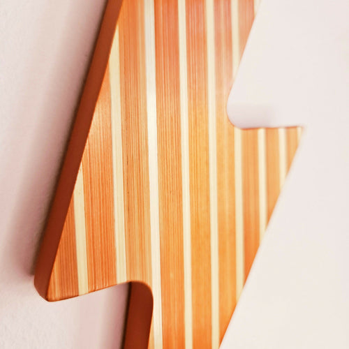 Série Mini Pop - Eclair rayures orange et blanc | EMPREINTES Paris - EMPREINTES Paris