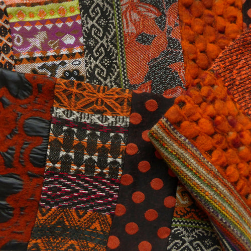 Écharpe hivernale femme-multico orange | EMPREINTES Paris - EMPREINTES Paris