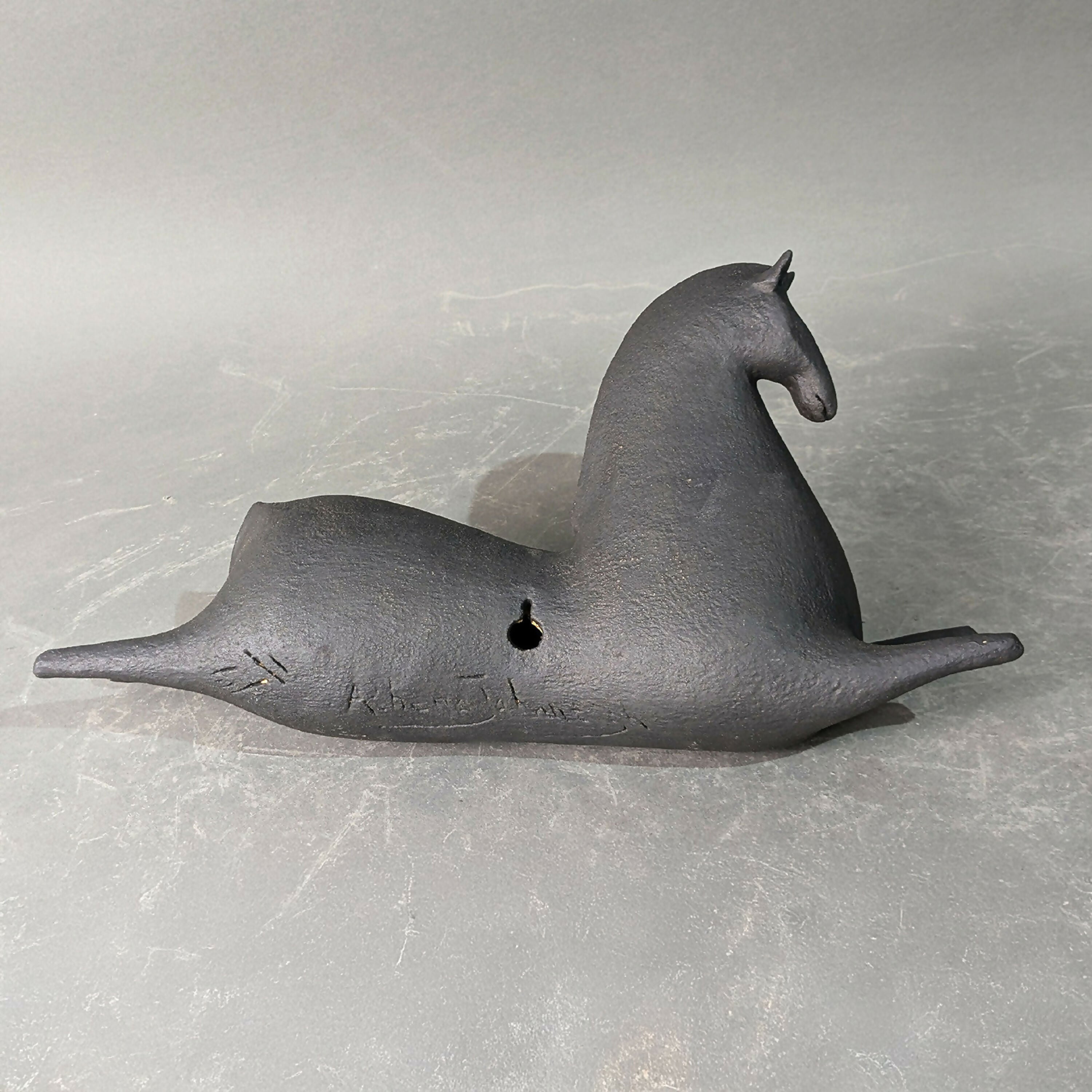 Sculpture Murale Mini Cheval III Noir 3 | EMPREINTES Paris