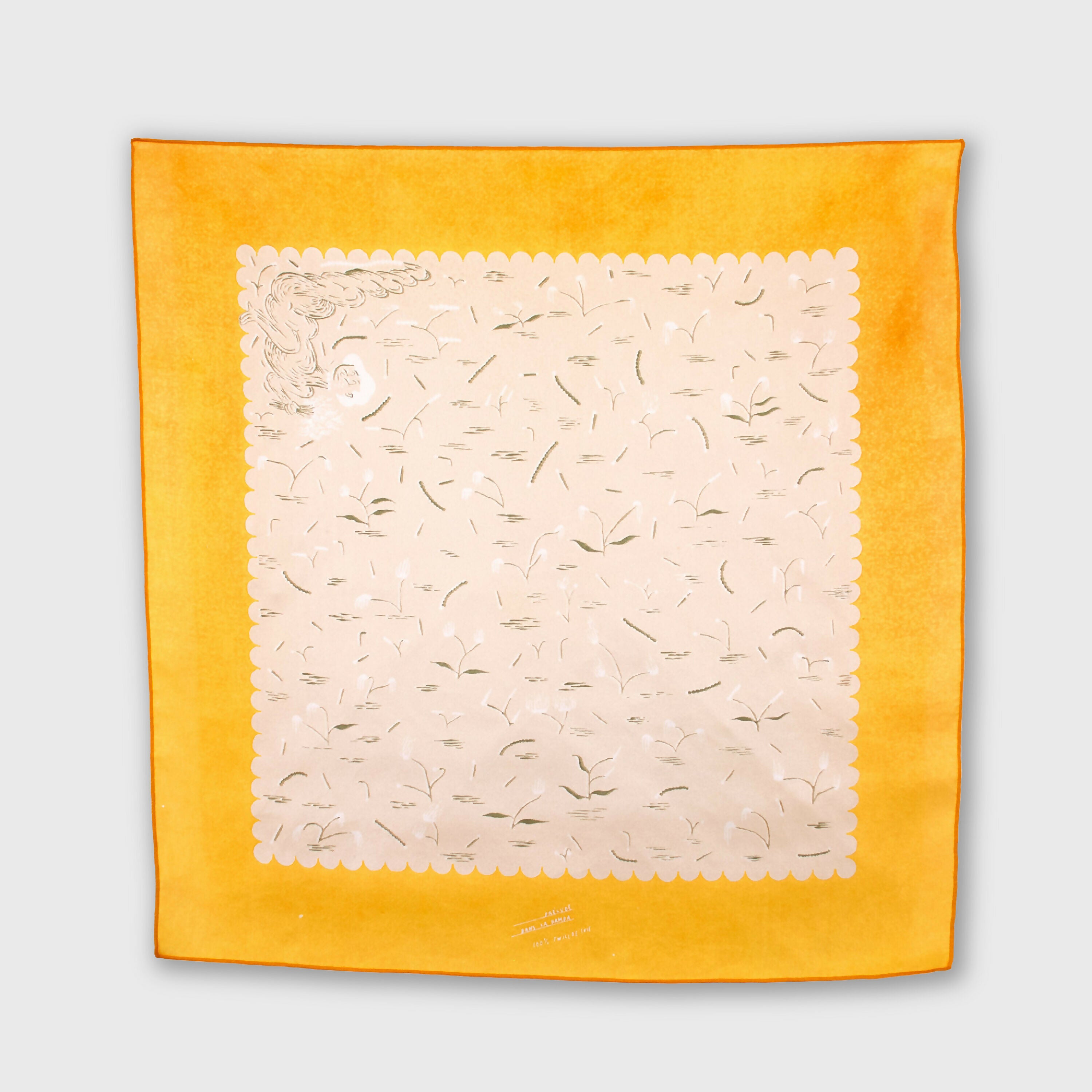 bandana_de_soie_la_coilloite_beige_jaune_orange_prelude_dans_la_pampa copie | EMPREINTES Paris
