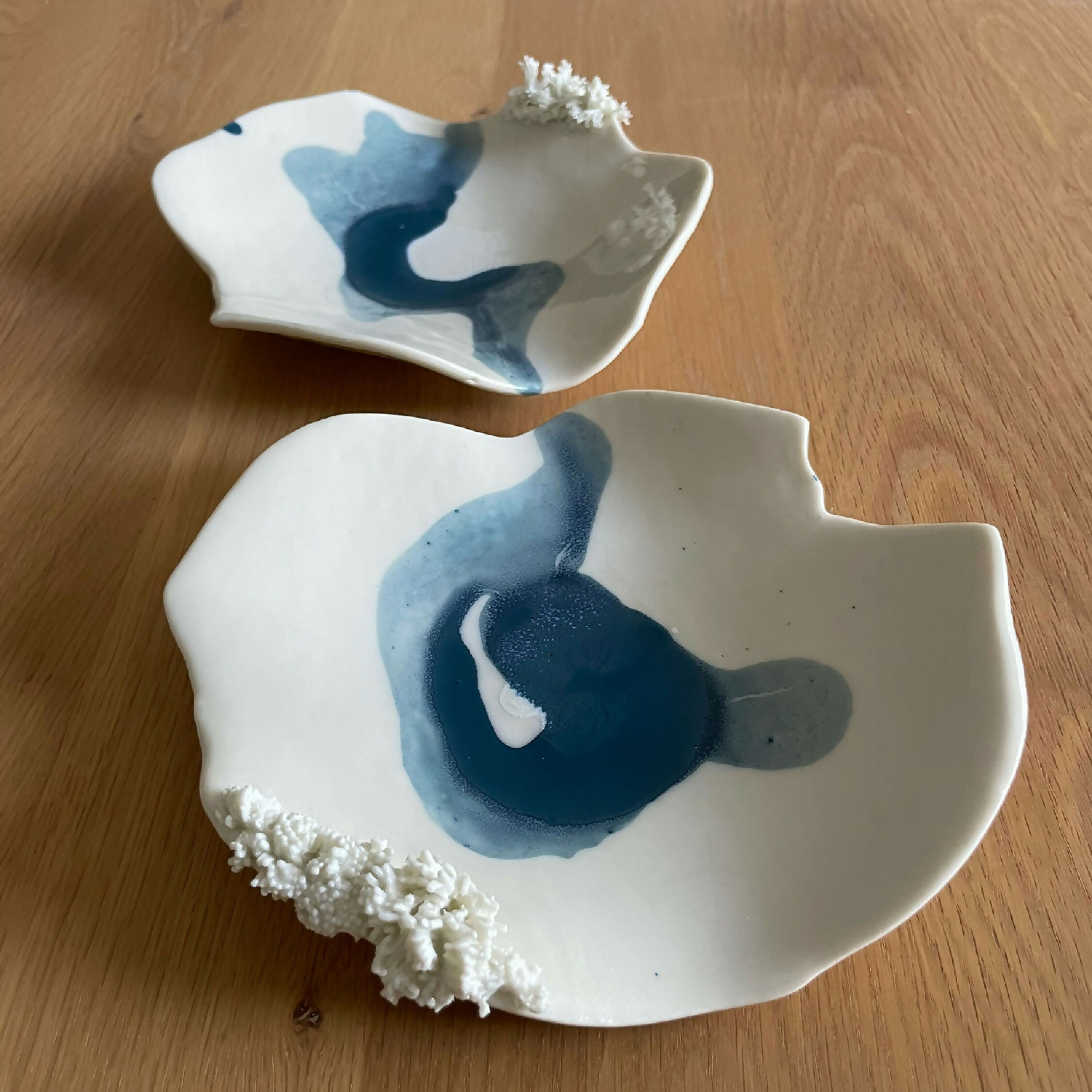 Duo de Coupelles Corail Aqua | EMPREINTES Paris