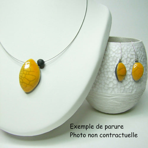 Collier Solo Lune jaune | EMPREINTES Paris - EMPREINTES Paris