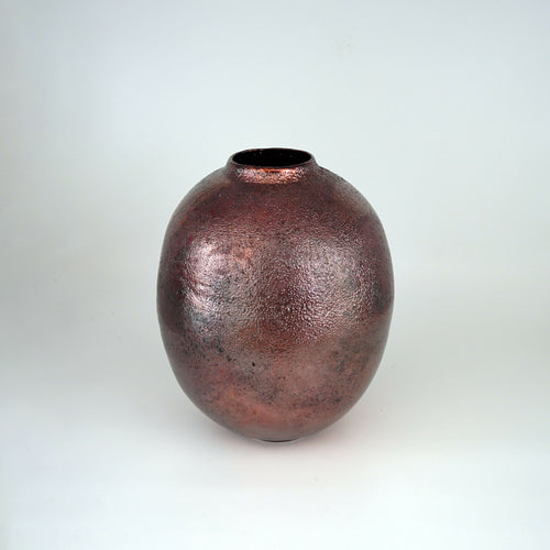 vase_raku_rouge_cuivre_potje copie | EMPREINTES Paris - EMPREINTES Paris