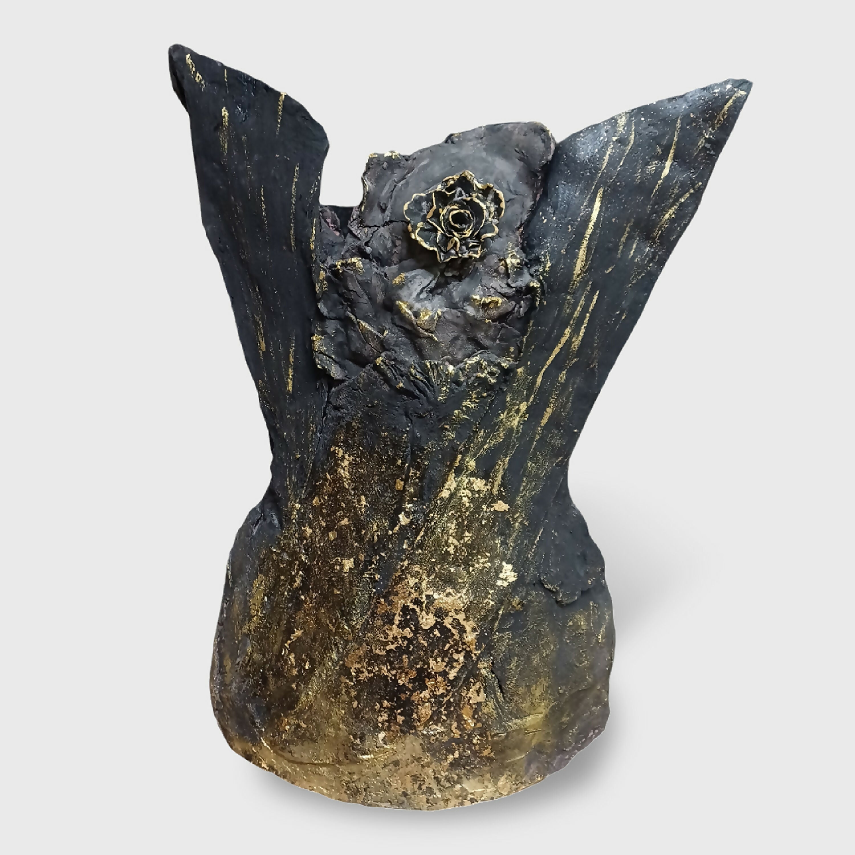 sculpture_raku_corset_feu_dor_marie_juge_sculpteur_raku copie | EMPREINTES Paris
