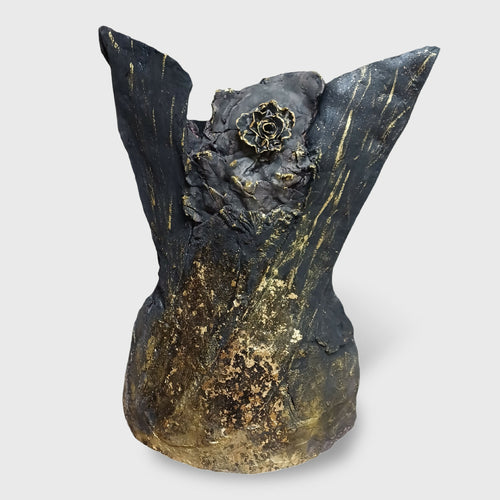 sculpture_raku_corset_feu_dor_marie_juge_sculpteur_raku copie | EMPREINTES Paris - EMPREINTES Paris