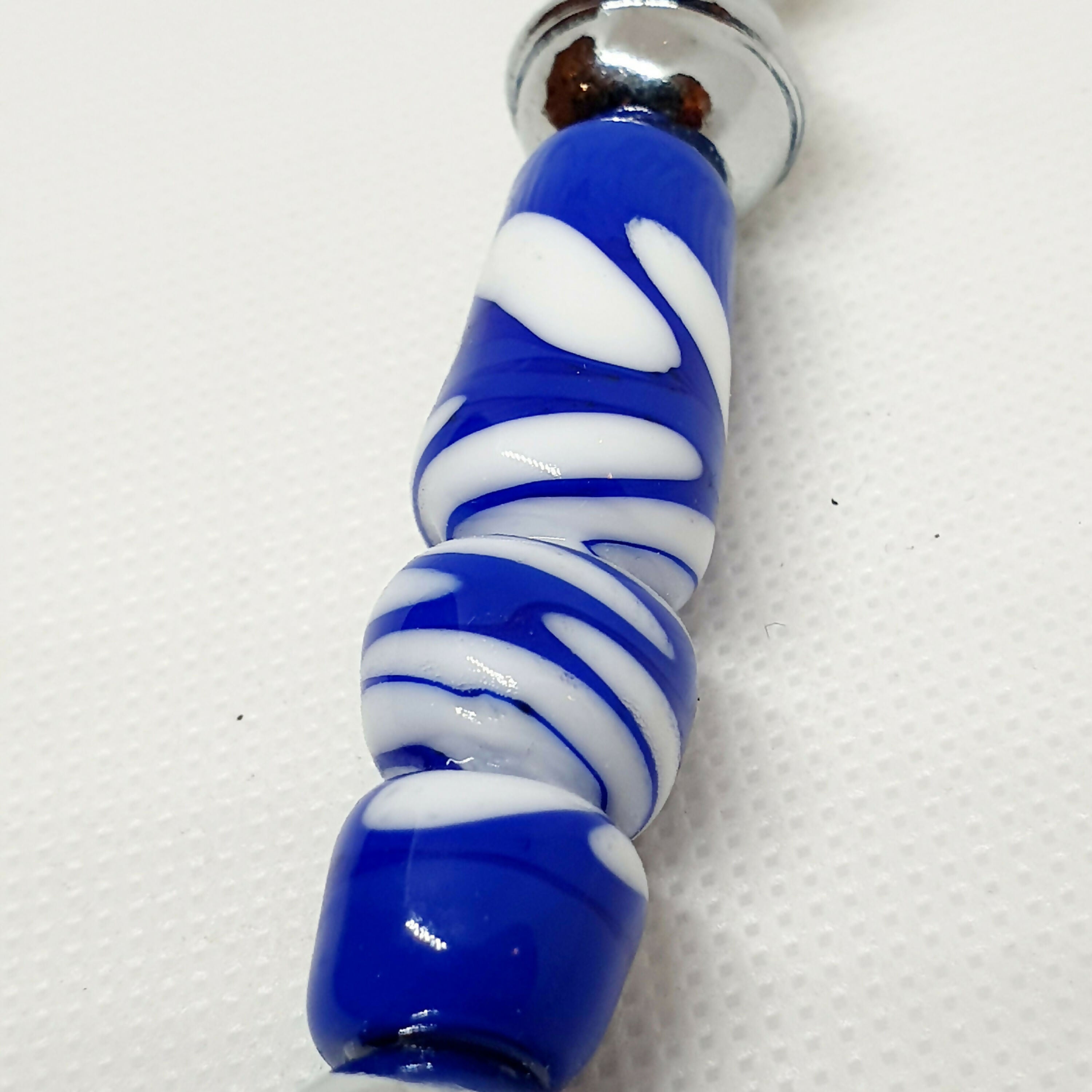 Couteau fromagette - Bleu / Epis blancs | EMPREINTES Paris