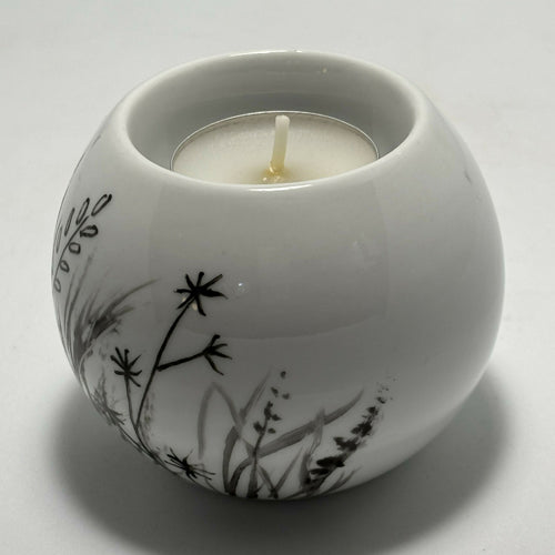 Bougeoir boule HERBES ET FLEURS CHAMPETRES 6 | EMPREINTES Paris - EMPREINTES Paris