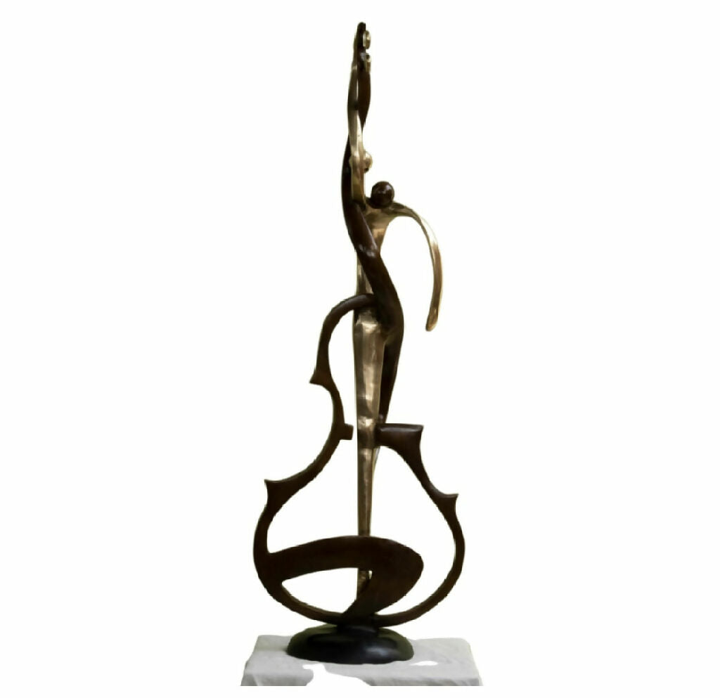 sculpture_bronze_carl_jaunais_violon_entrelacs_carl_jaunay_reanimateur_dobjets copie | EMPREINTES Paris