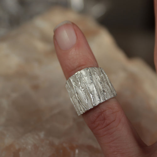 bague_ecorce_v_piece_unique_t43_en_argent_pur_sol_billeke copie | EMPREINTES Paris - EMPREINTES Paris