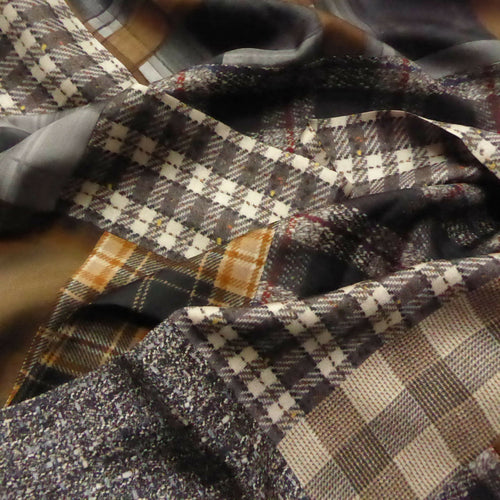 Grande écharpe soie gris-taupe | EMPREINTES Paris - EMPREINTES Paris