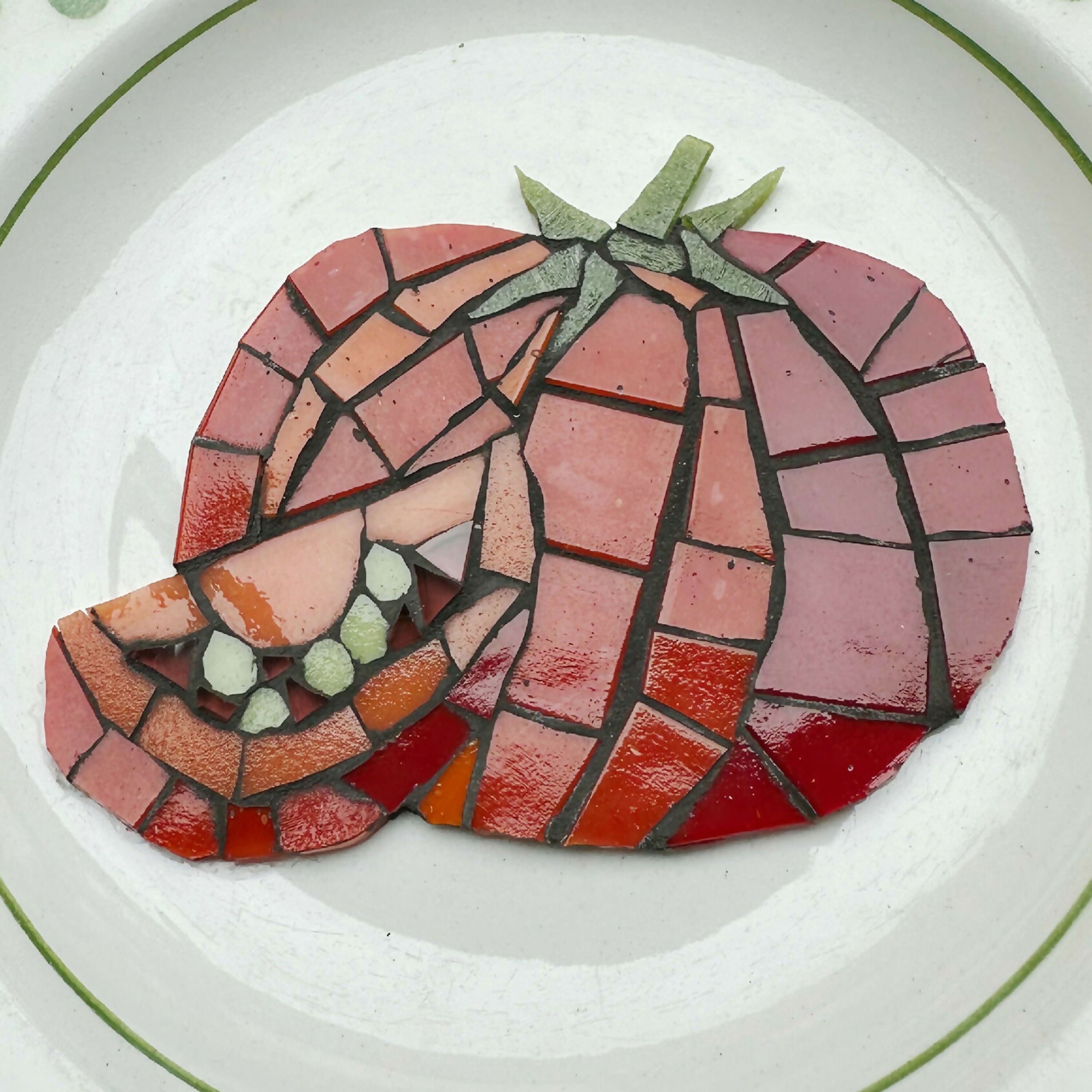 Assiette murale Tomates et petits pois | EMPREINTES Paris