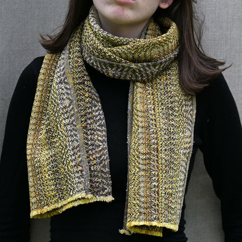 echarpe_jaune_anis_creation_tissages_francois_vieillard copie | EMPREINTES Paris - EMPREINTES Paris