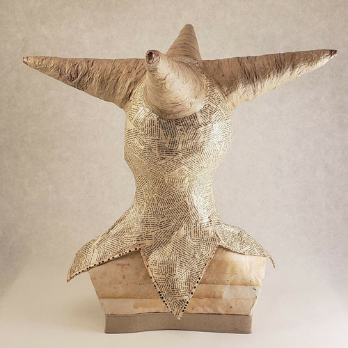 Sculpture papier D'un naturel taquin | EMPREINTES Paris - EMPREINTES Paris