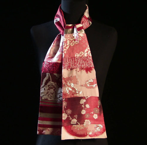 Écharpe bijou- Précieux rouge | EMPREINTES Paris - EMPREINTES Paris