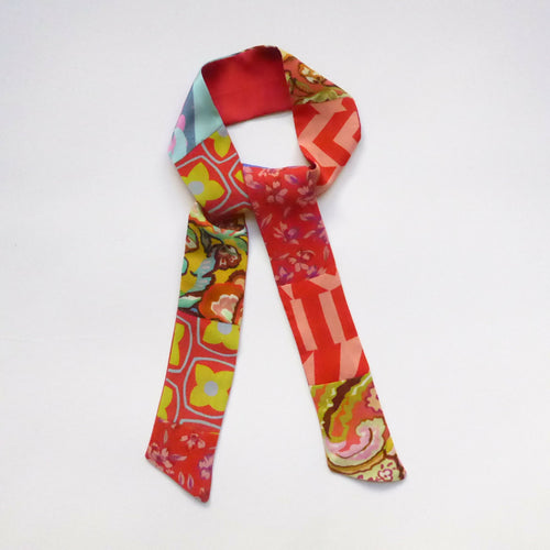 mini_bandeau_soie_mix_print_rouge_maya_hochman copie | EMPREINTES Paris - EMPREINTES Paris