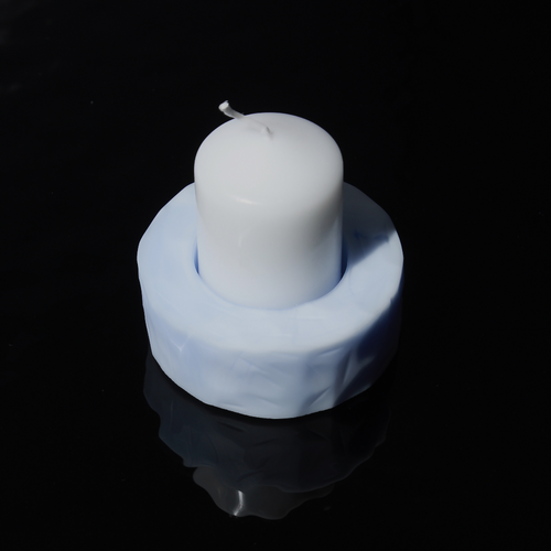 bougeoirs_fleurs_petit_modele_bleu_trait_dunion_artisans copie | EMPREINTES Paris - EMPREINTES Paris