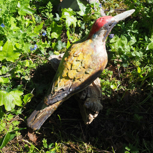 Sculpture Pivert sur bois flotté | EMPREINTES Paris - EMPREINTES Paris