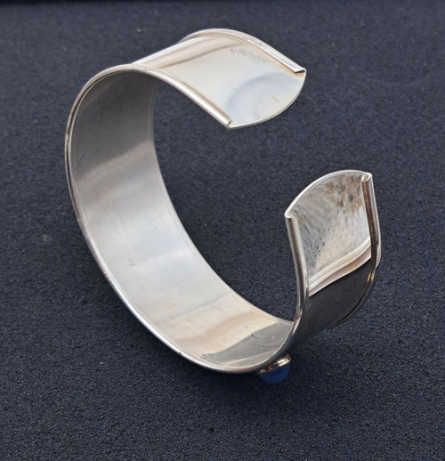 Manchette Argent, Lapis lazuli | EMPREINTES Paris - EMPREINTES Paris