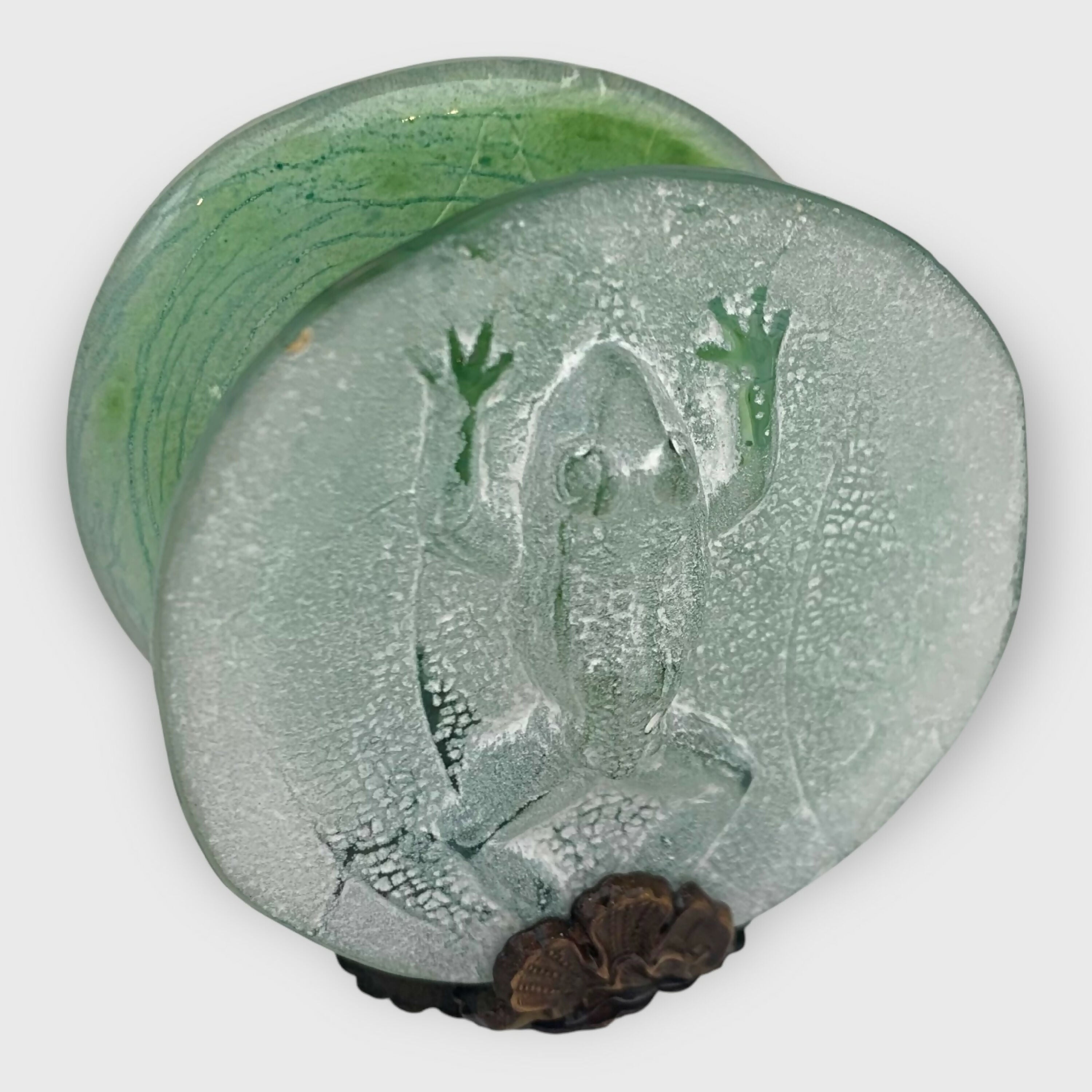 porte carte grenouille vert cadeau noel homme1 | EMPREINTES Paris