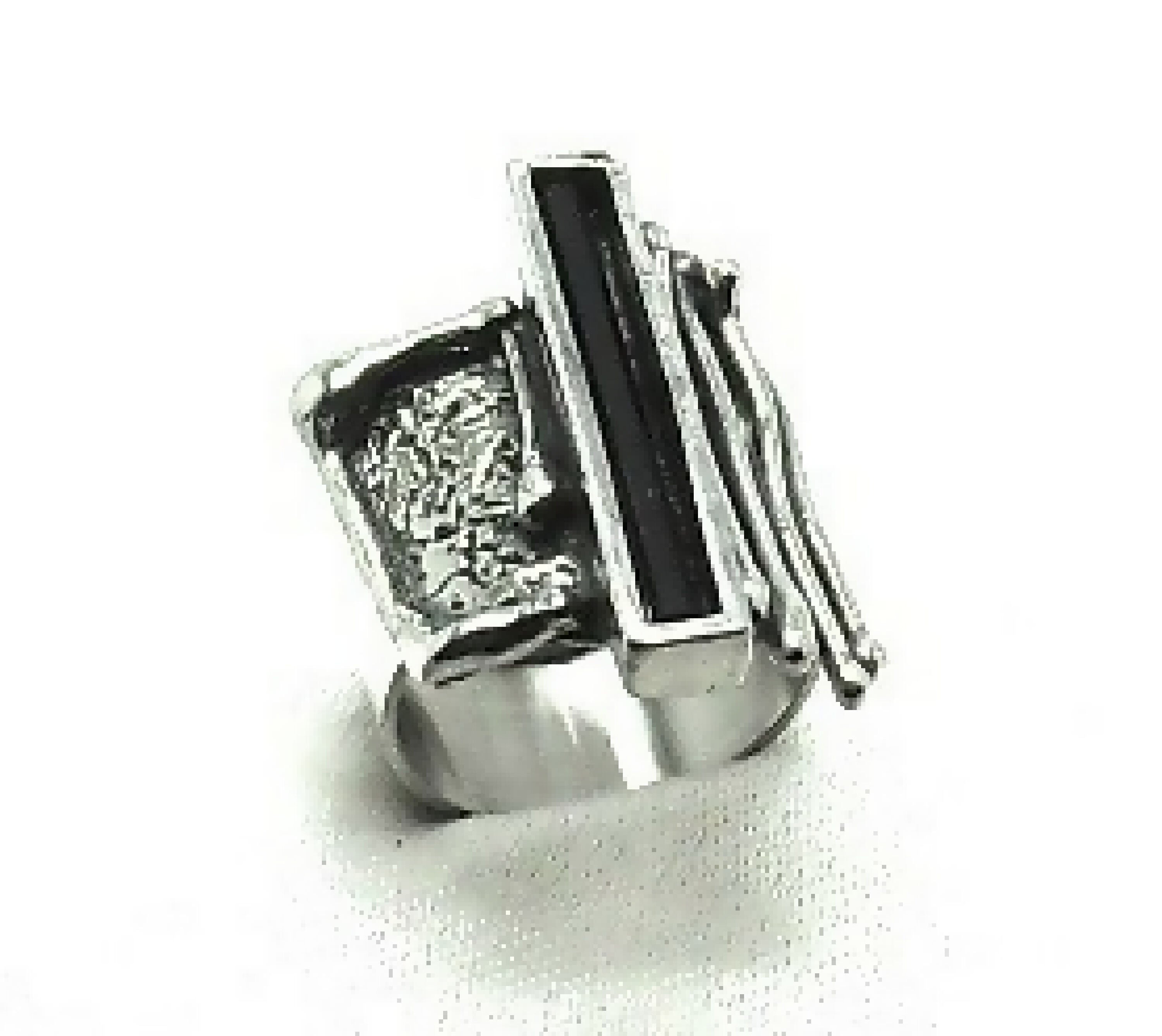 Bague réglable en étain Cléo | EMPREINTES Paris