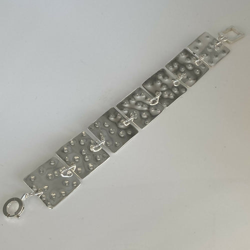 bracelet_en_argent_massif_martele_squares_artyssia copie | EMPREINTES Paris - EMPREINTES Paris