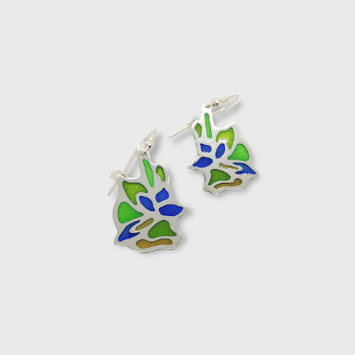 Le bouquet - Boucles d'oreilles en émail | EMPREINTES Paris - EMPREINTES Paris