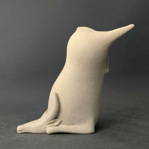 Sculpture Taureau Beige Clair Collection Shiga | EMPREINTES Paris - EMPREINTES Paris