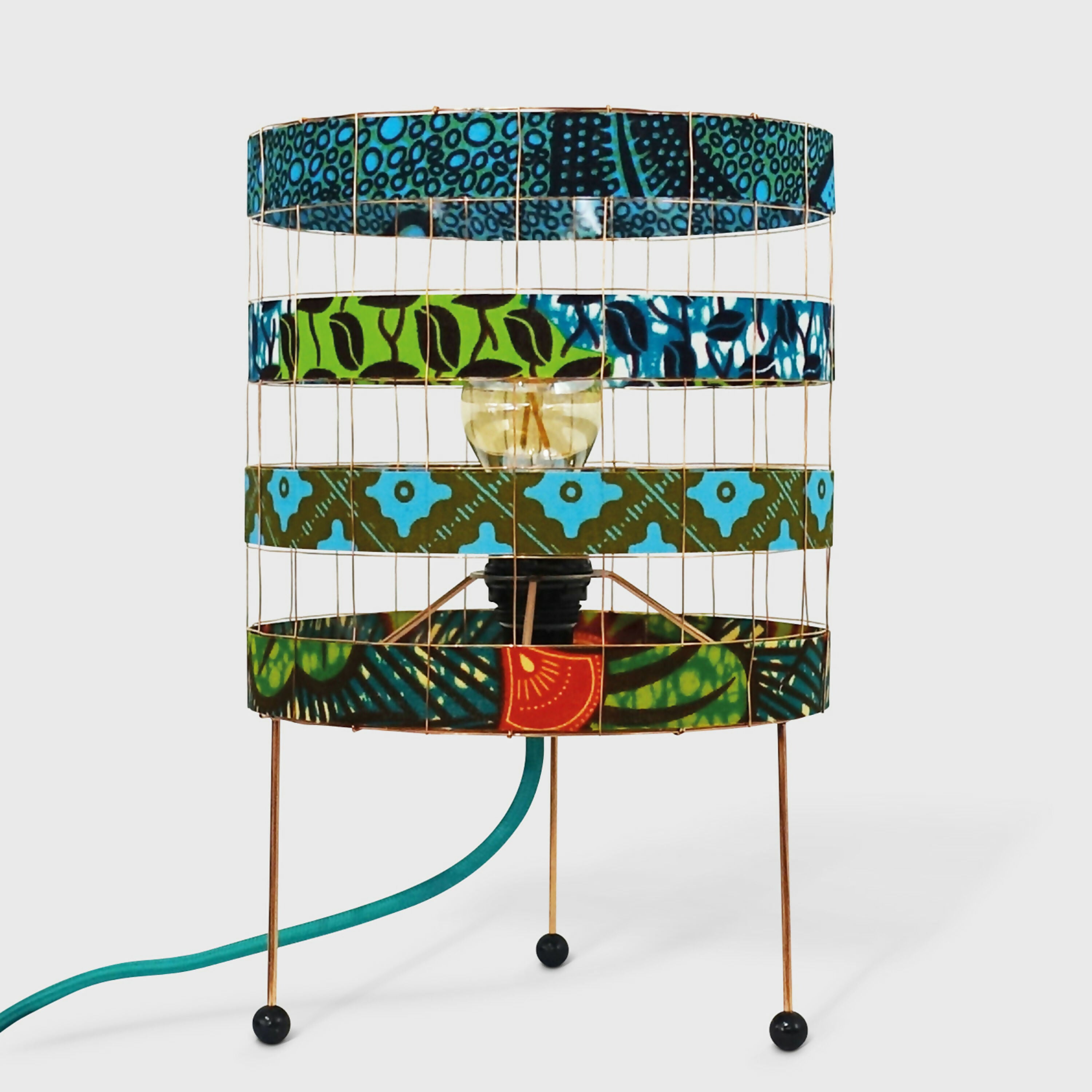 lampe_a_poser_miniwax_diametre_18_cm_turquoise_vert_petites_series_entre_illuminees | EMPREINTES Paris