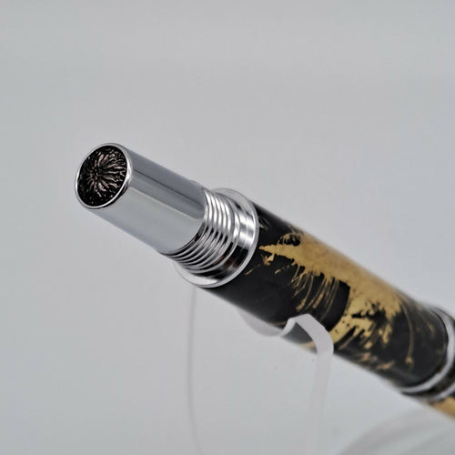 Stylo Plume H004 fibres de carbone et or | EMPREINTES Paris - EMPREINTES Paris