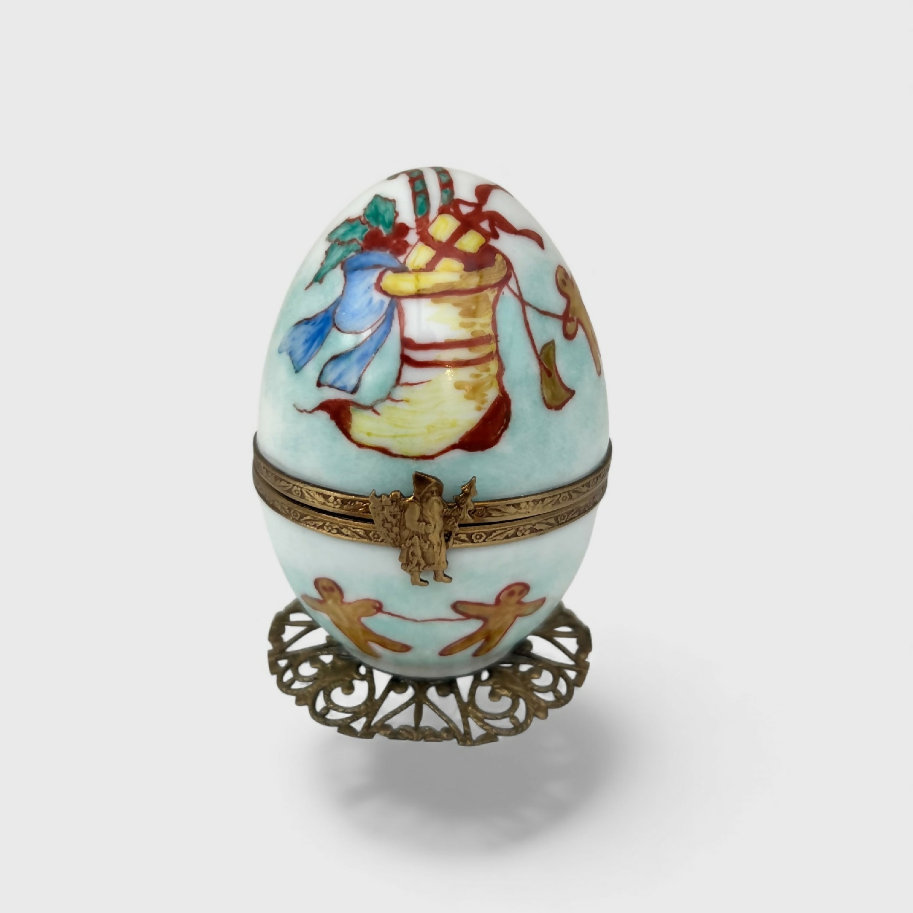 Boite à musique de Noël chaussette de la cheminée | EMPREINTES Paris