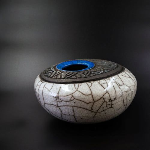Vase Raku Craquelé | EMPREINTES Paris - EMPREINTES Paris