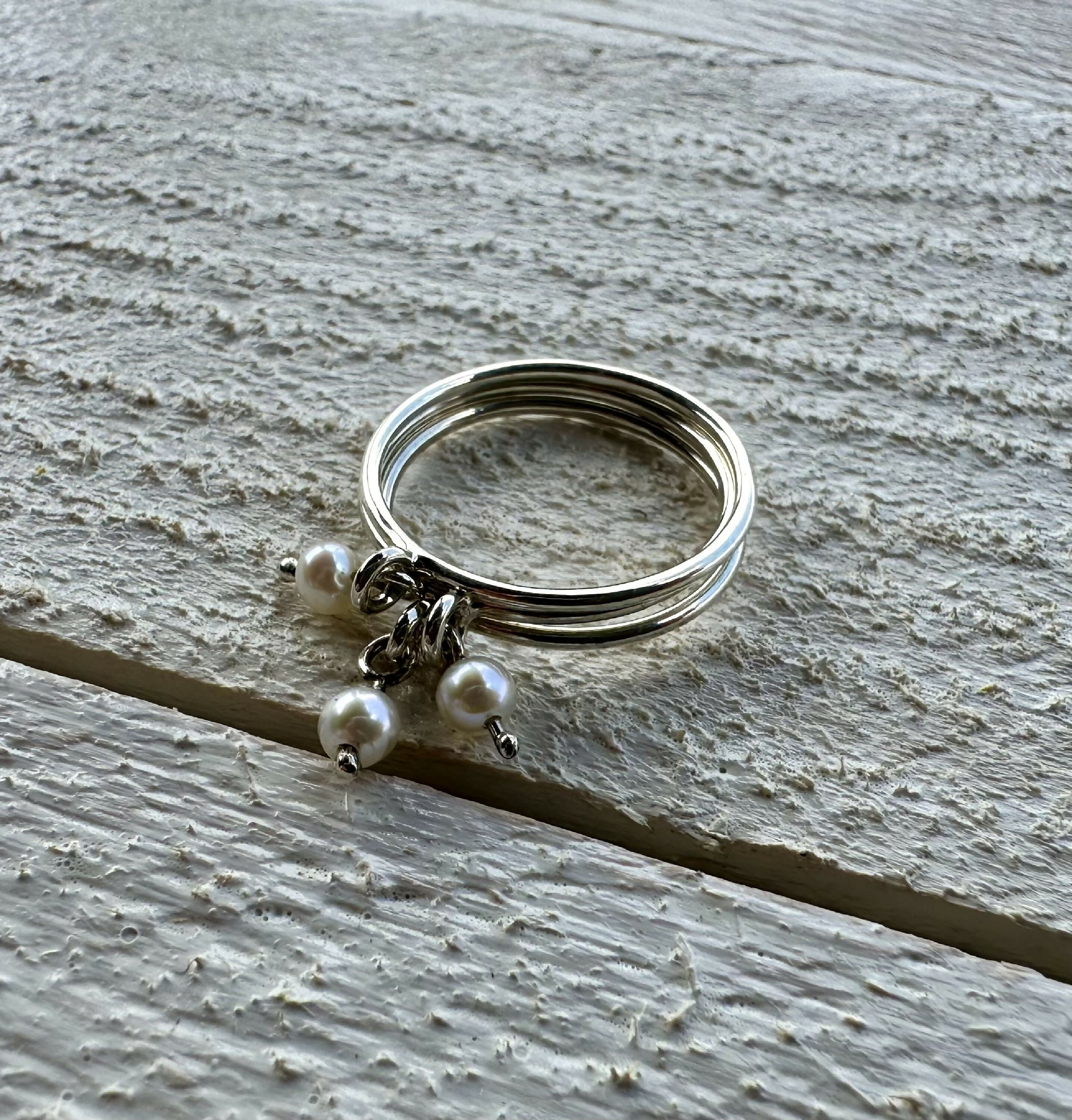 Bague 1,2,3 en argent | EMPREINTES Paris