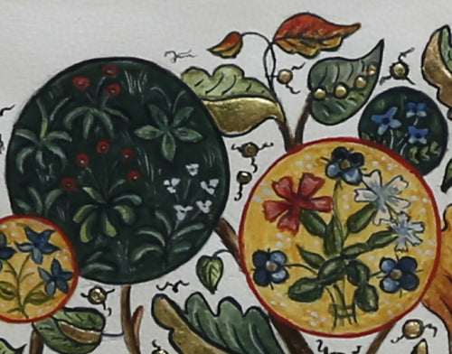 Enluminure l'arbre aux fleurs | EMPREINTES Paris - EMPREINTES Paris