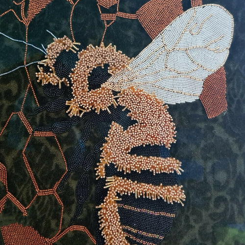 Tableau brodé Miel | EMPREINTES Paris - EMPREINTES Paris