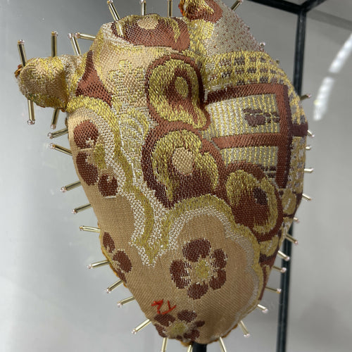 Sculpture Mon Coeur hérissé doré | EMPREINTES Paris - EMPREINTES Paris