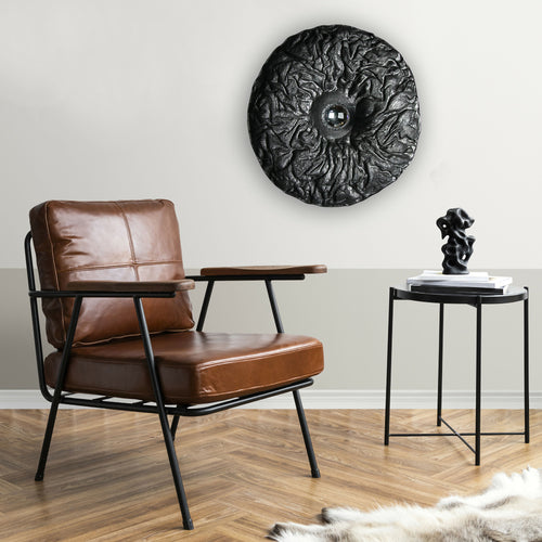 sculpture_murale_lumineuse_texturee_noire_metallisee_namib_s_kif_studio copie | EMPREINTES Paris - EMPREINTES Paris