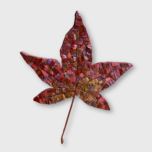 feuille_mosaique_liquidambar_musea_mosaique copie | EMPREINTES Paris - EMPREINTES Paris