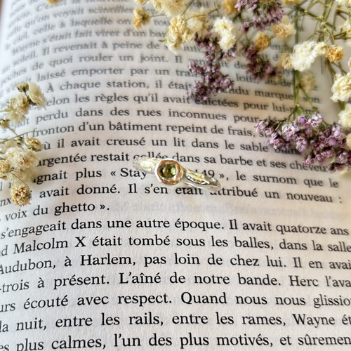 Bague péridot en argent | EMPREINTES Paris - EMPREINTES Paris