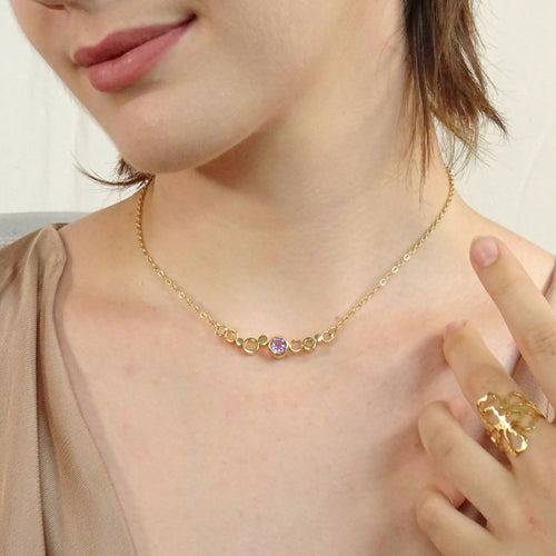 pendentif_huit_bulles_avec_amethyste_lumiss_design | EMPREINTES Paris - EMPREINTES Paris