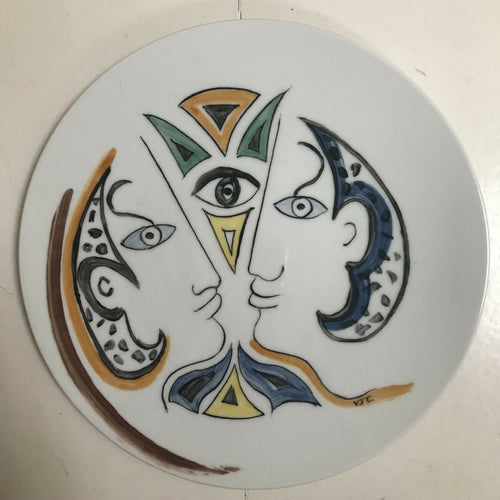 Assiette murale Deux profils | EMPREINTES Paris - EMPREINTES Paris