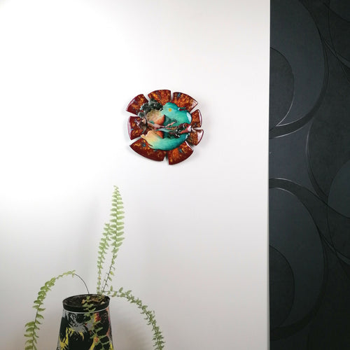 Landscape - Décoration murale en émail 3D sur cuivre. | EMPREINTES Paris - EMPREINTES Paris