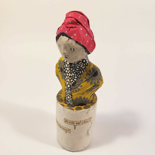 Sculpture papier Elle est mignonne | EMPREINTES Paris - EMPREINTES Paris