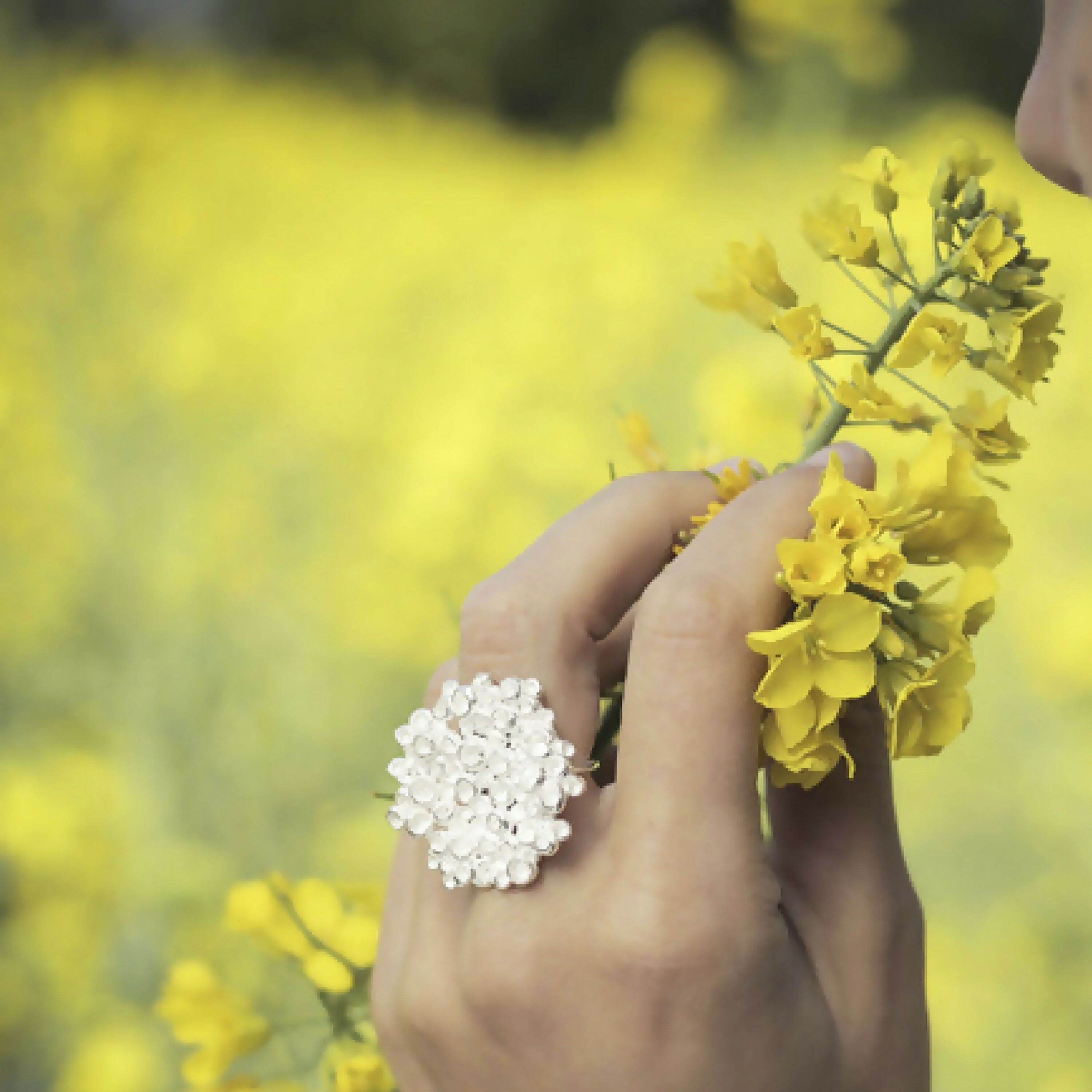 Grosse bague plate en argent massif | EMPREINTES Paris