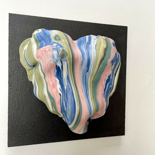 Bas relief tableau collection Cœur porcelaine Nériage 3 | EMPREINTES Paris - EMPREINTES Paris