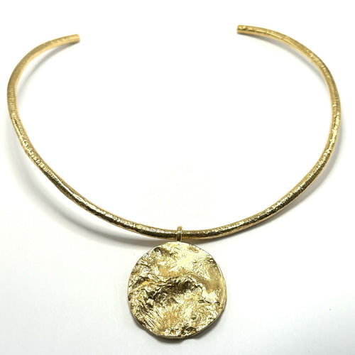 Ras de cou médaillon POUSSIÈRE DE LUNE et de SOLEIL | EMPREINTES Paris - EMPREINTES Paris